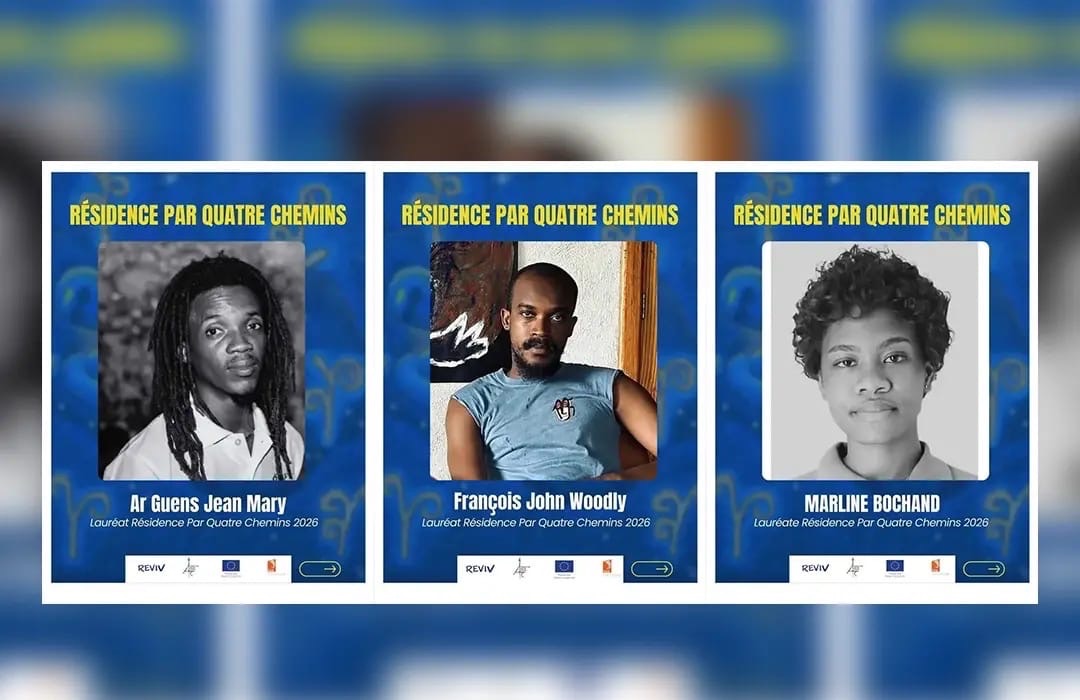 Twa atis ayisyen seleksyone pou rezidans « Par Quatre Chemins 2026 »